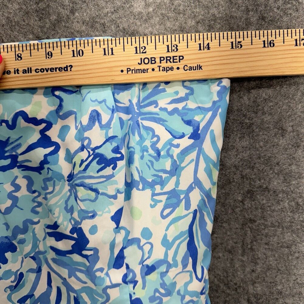 Lilly Pulitzer Womens Kenzie Strapless Dress Size 0 Blue Banquet Tea Sorority - Picture 10 of 16